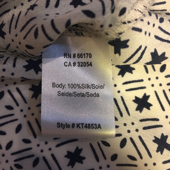 HD in Paris Anthropologie 100% SILK Blouse Top - Picture 8 of 8